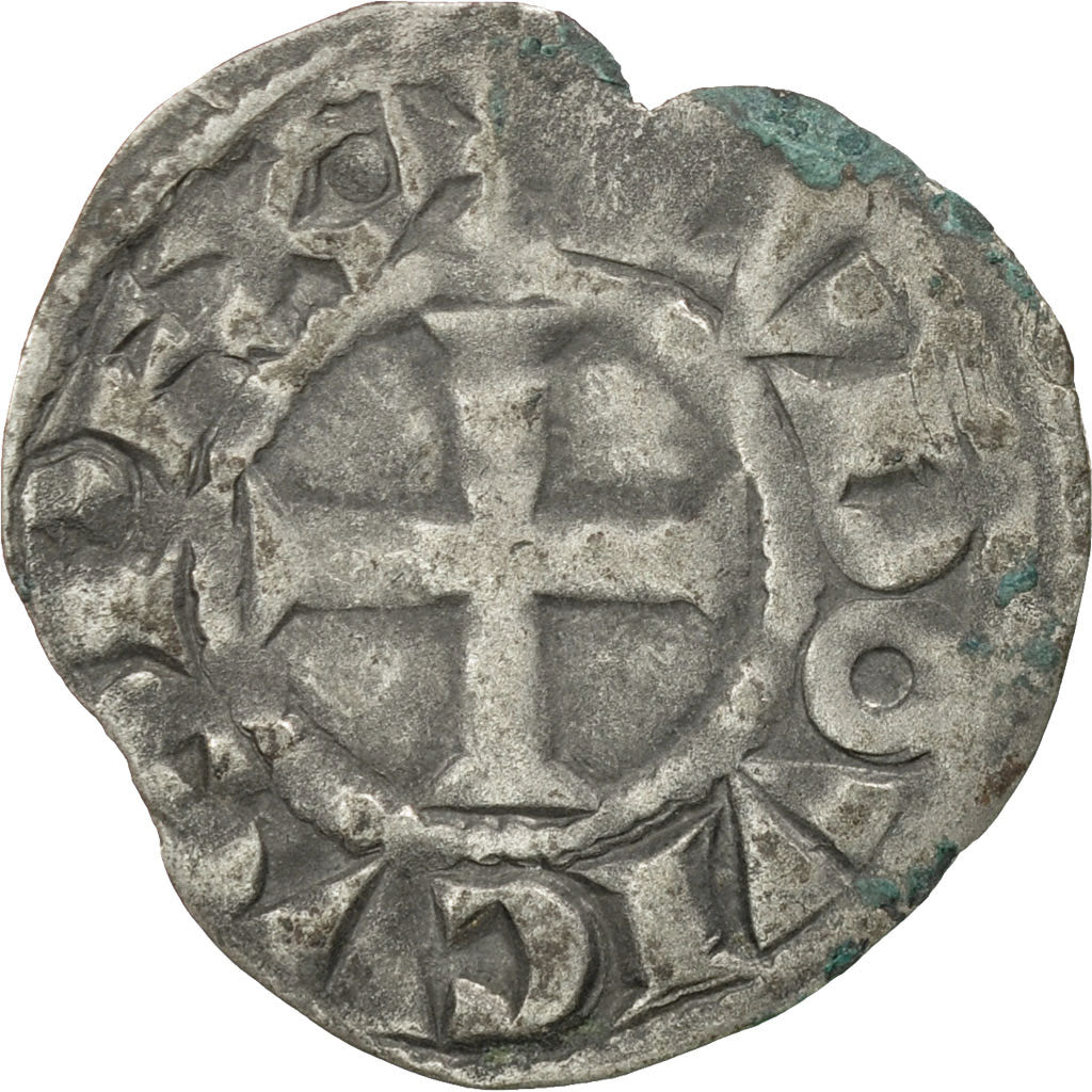 Coin, France, Louis VIII, Denier Tournois, VF(30-35), Billon, Duplessy:188