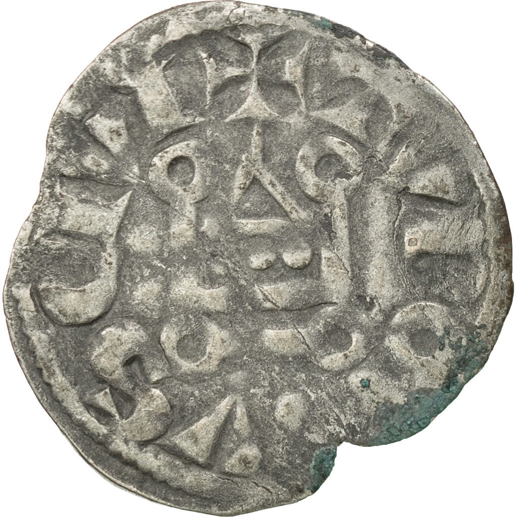 Coin, France, Louis VIII, Denier Tournois, VF(30-35), Billon, Duplessy:188