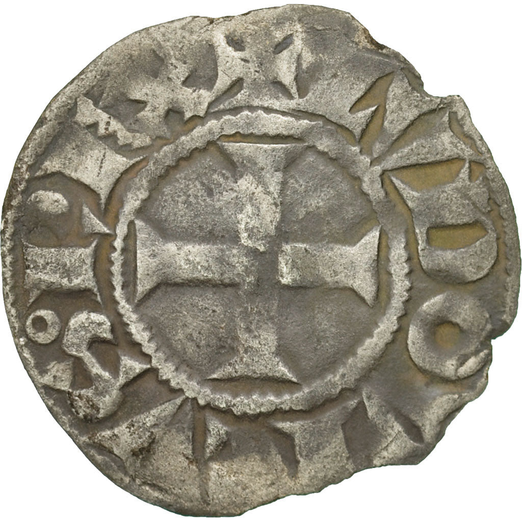 France, Louis IX, Denier Tournois, VF(30-35), Billon, Duplessy:193