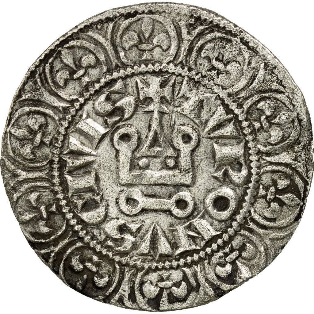 Monnaie, France, Philippe IV, Maille Tierce, TTB, Argent, Duplessy:219 D