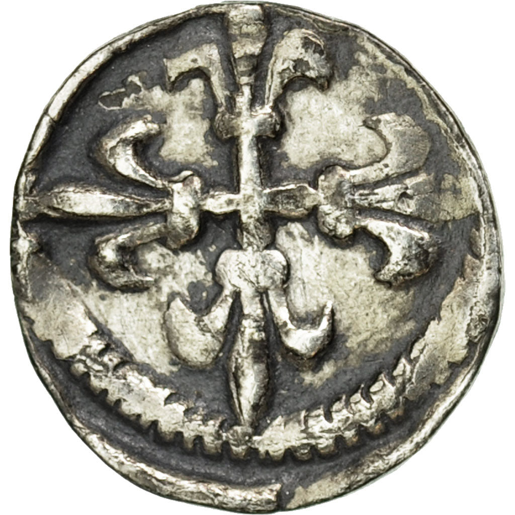 Flanders, Anonymous, Denarius, Bruges, EF(40-45), Silver, Ghyssens:428