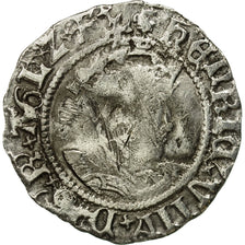 Great Britain, Tudor, Henry VIII, Half Groat, Canterbury, VF(20-25), Silver