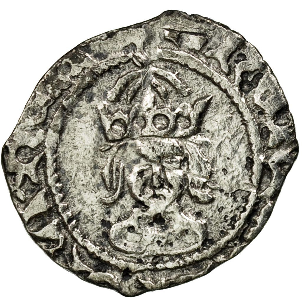 Great Britain, Tudor, Henry VIII, Halfpenny, London, VF(20-25), Silver