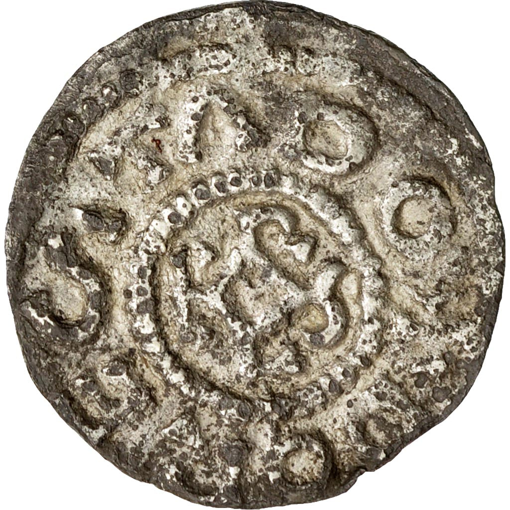 Monnaie, France, Charlemagne, Denier, Dorestad, TTB, Argent, Depeyrot:411