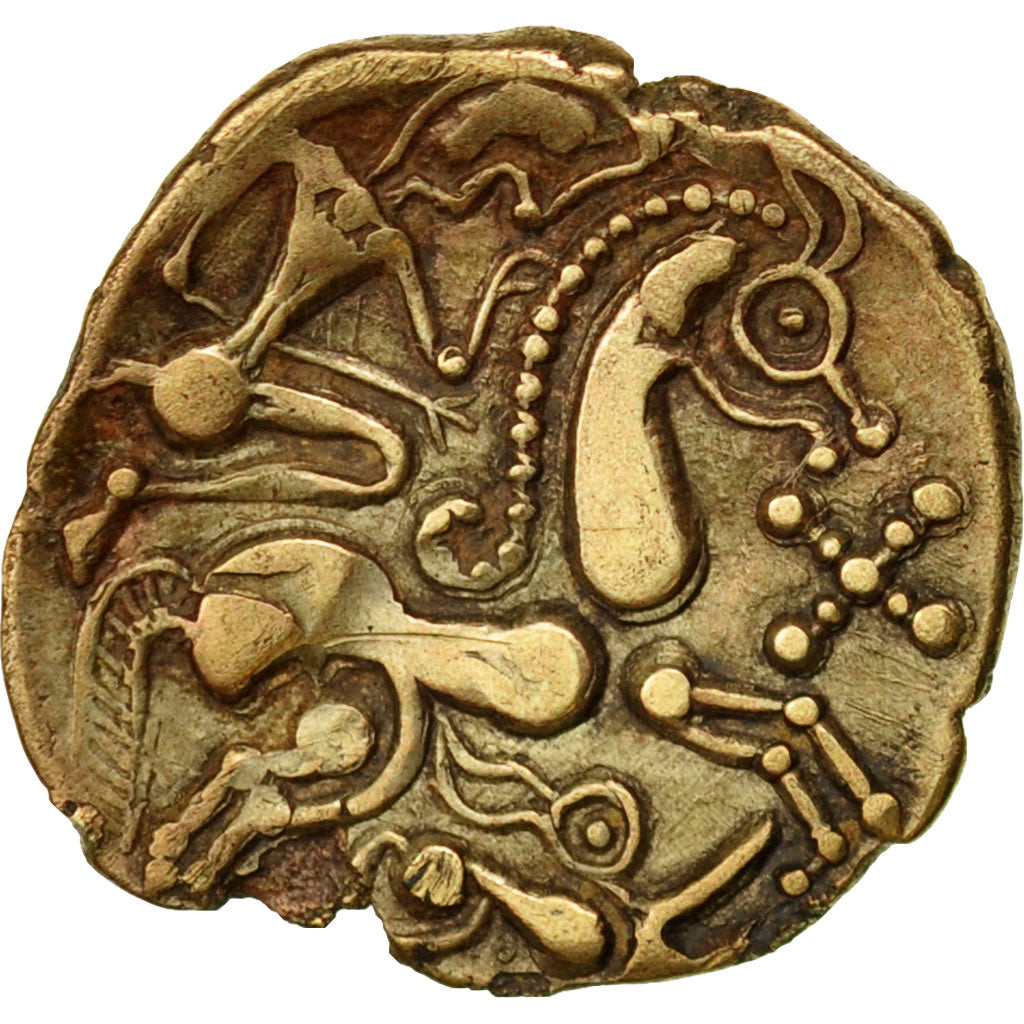 Coin, Aulerci Eburovices, Hemistater, AU(50-53), Electrum, Delestrée:2397