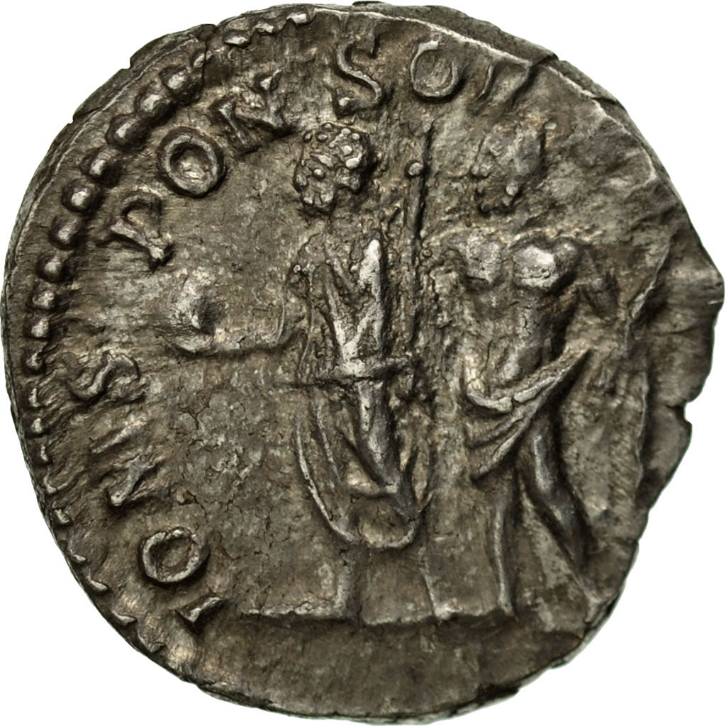 Coin, Commodus, Denarius, Rome, AU(55-58), Silver, RIC:255
