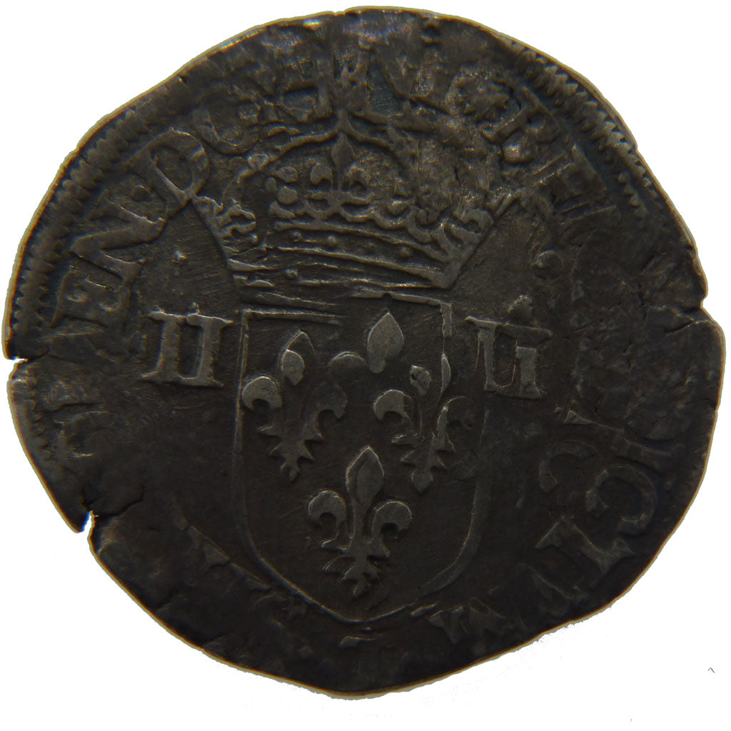 FRANCE, ¼ Ecu, Nantes, VG(8-10), Silver, Ciani #1438, 9.60