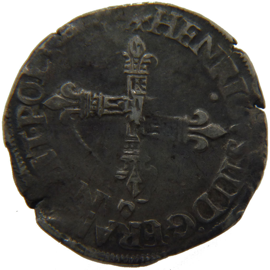FRANCE, ¼ Ecu, Nantes, VG(8-10), Silver, Ciani #1438, 9.60