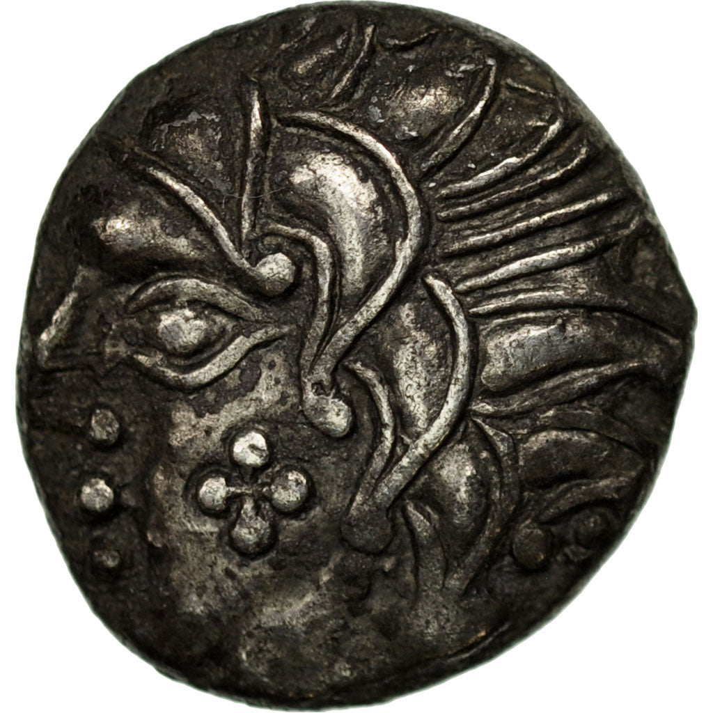 Carnutes, Drachm, SPL-, Argento, Delestrée:3364
