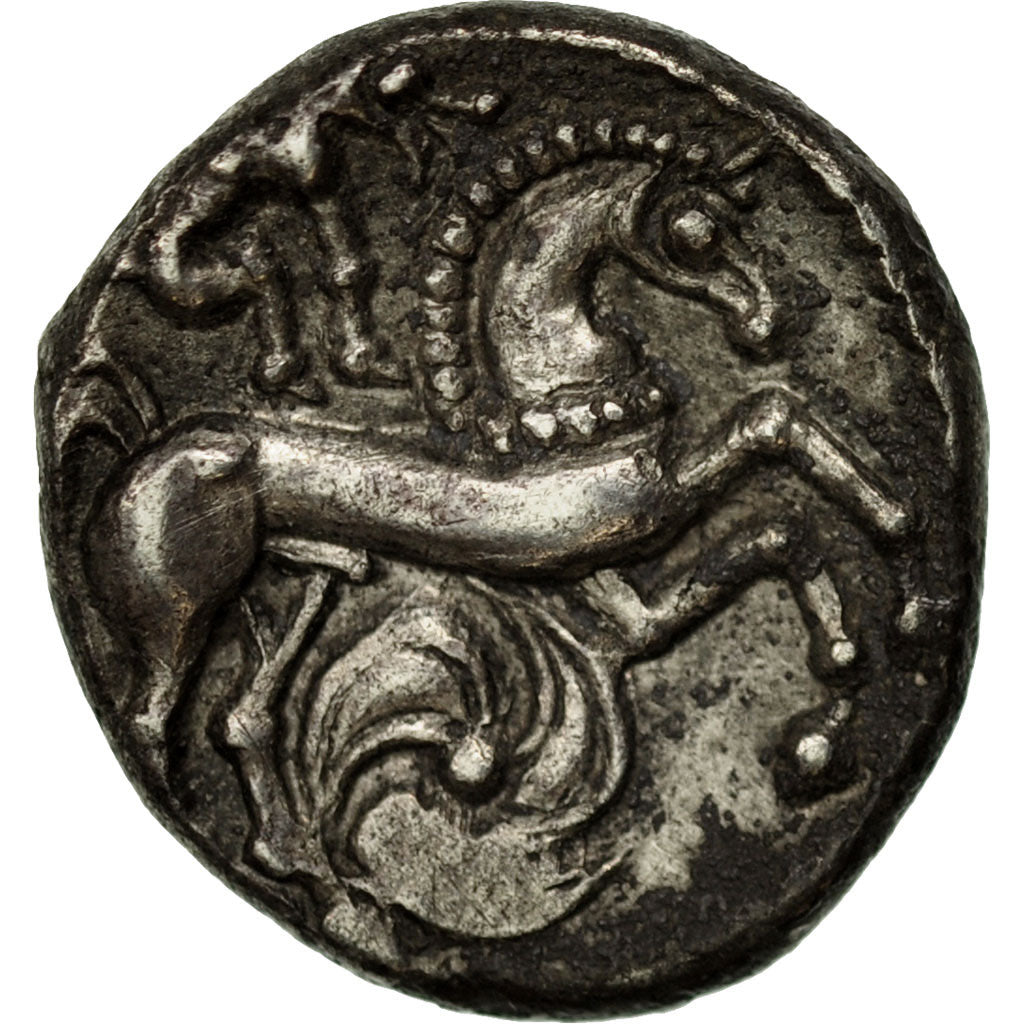Carnutes, Drachm, SPL-, Argento, Delestrée:3364