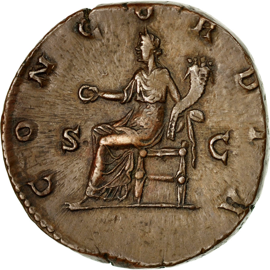 Coin, Crispina, Sestertius, Rome, AU(55-58), Bronze, RIC:665