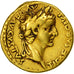 Monnaie, Tibère, Aureus, Lyon, TTB, Or, RIC:29