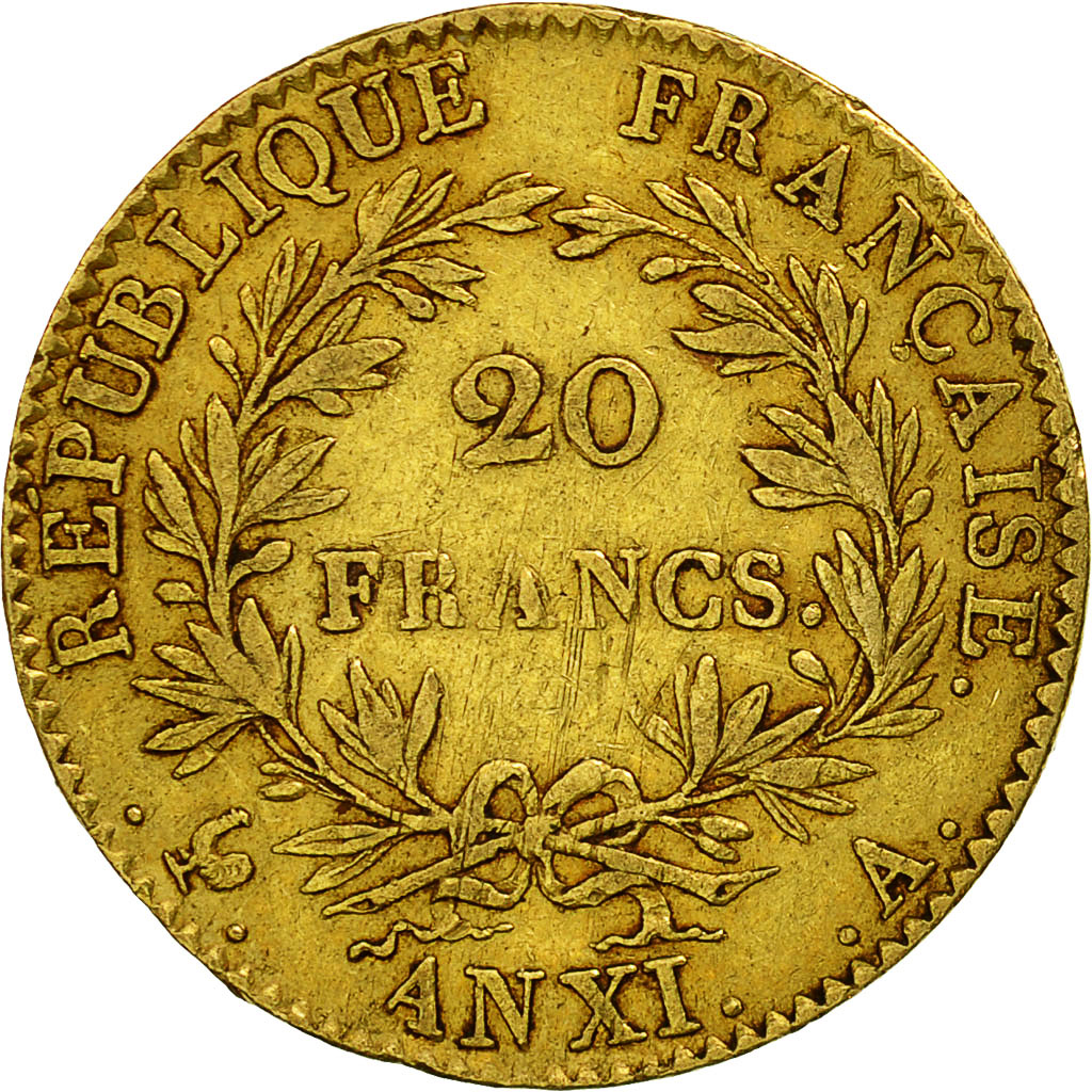 Monnaie, France, Napoléon I, 20 Francs, 1803, Paris, TTB, Or, KM:651