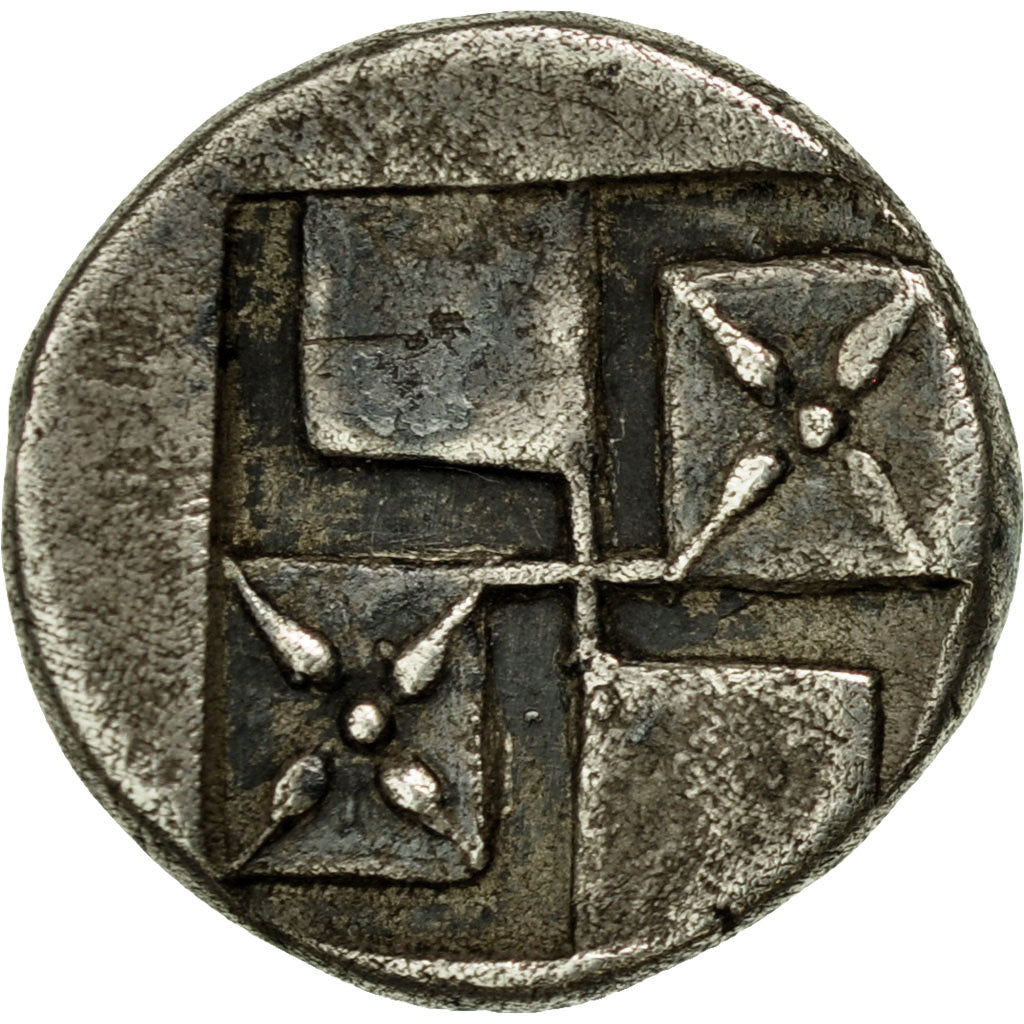 Cimmerian Bosporos, Pantikapaion, Diobol, BB+, Argento