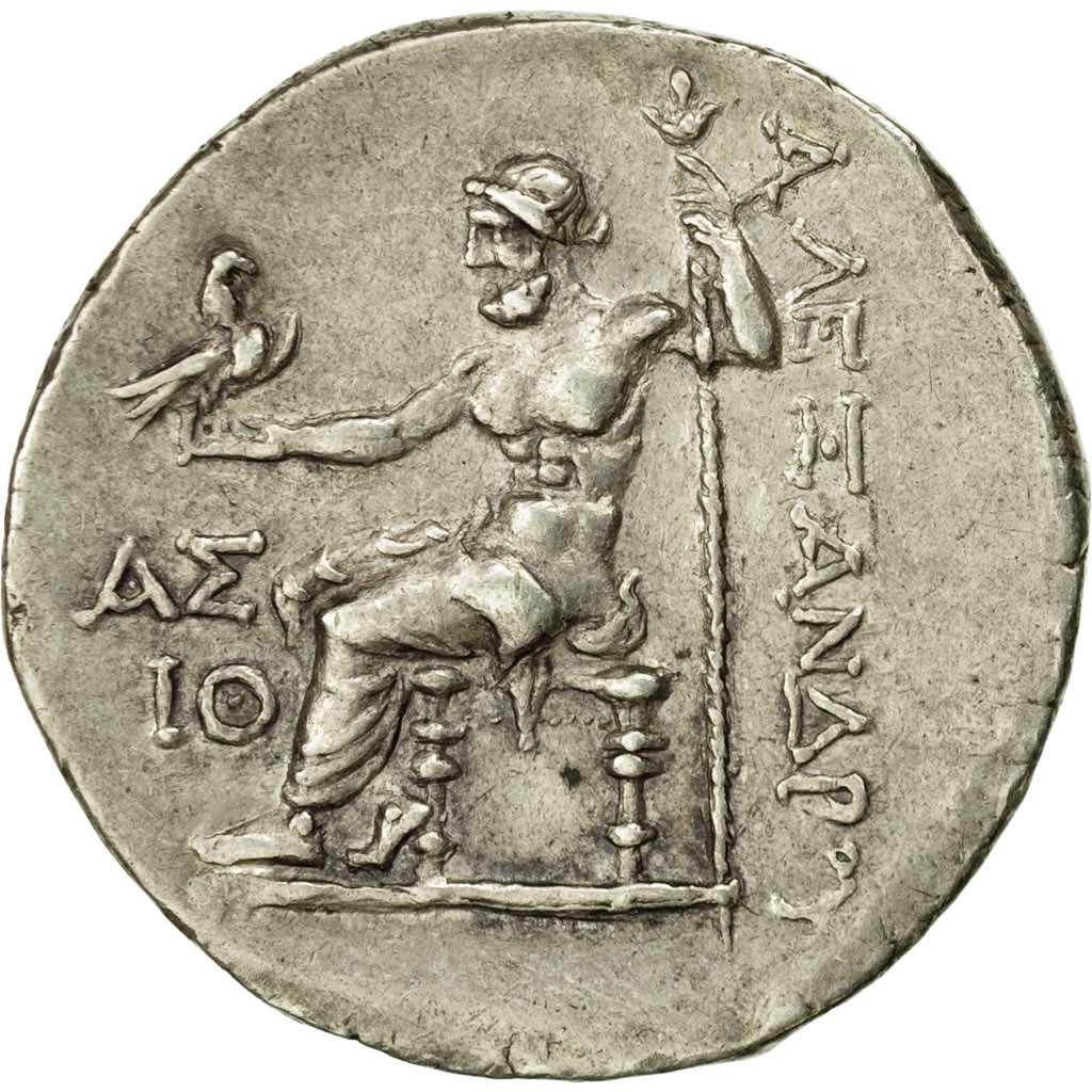Coin, Pamphylia, Aspendos, Alexander III, Tetradrachm, AU(50-53), Silver