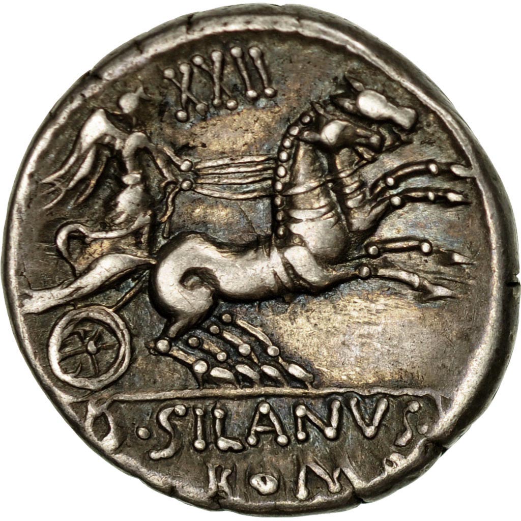 Coin, Junia, Denarius, Rome, AU(50-53), Silver, Crawford:337/3