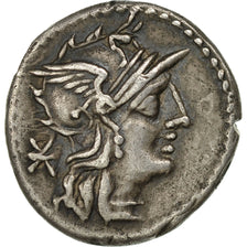 Moneta, Minucia, Denarius, Rome, BB+, Argento, Crawford:243/1