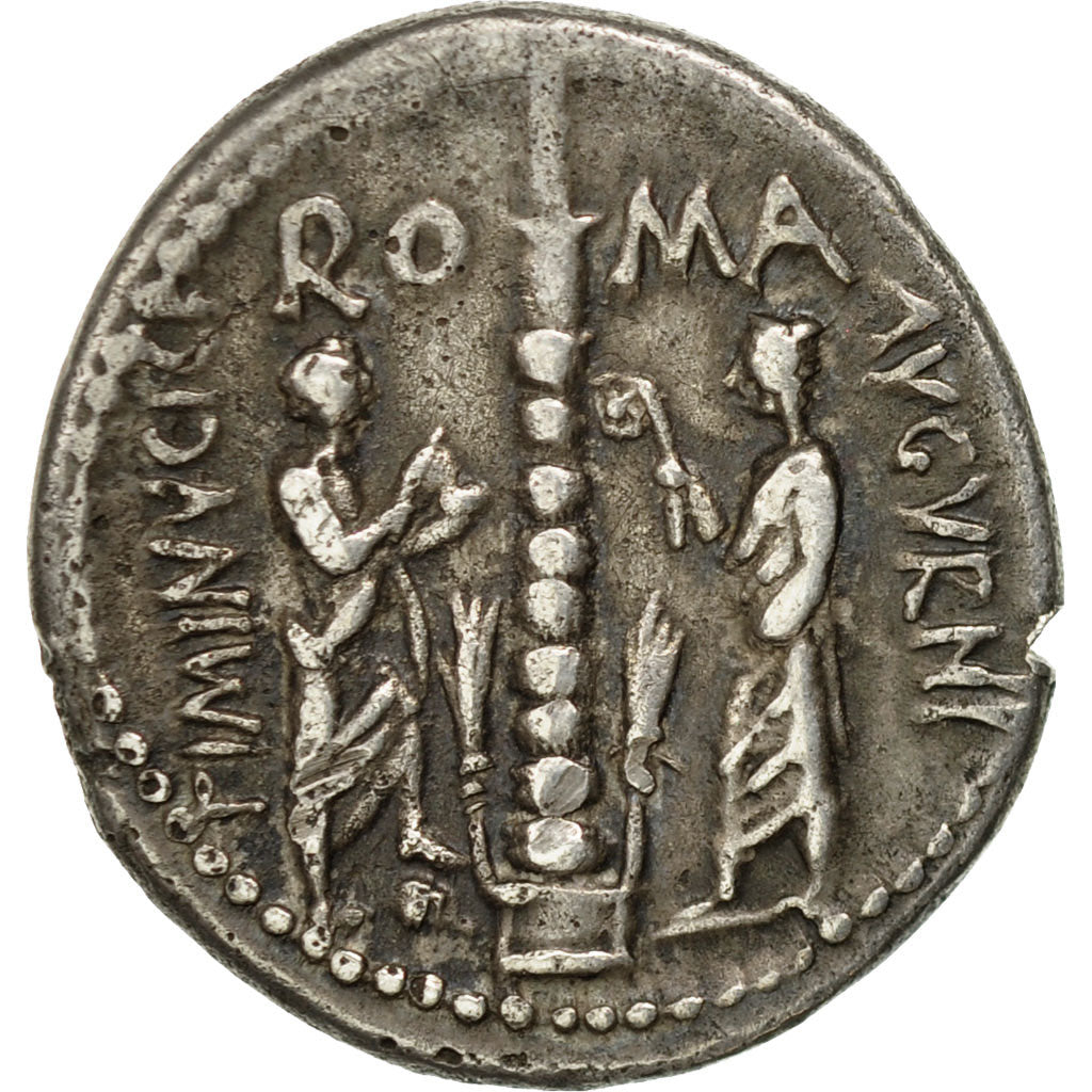 Coin, Minucia, Denarius, Rome, AU(50-53), Silver, Crawford:243/1