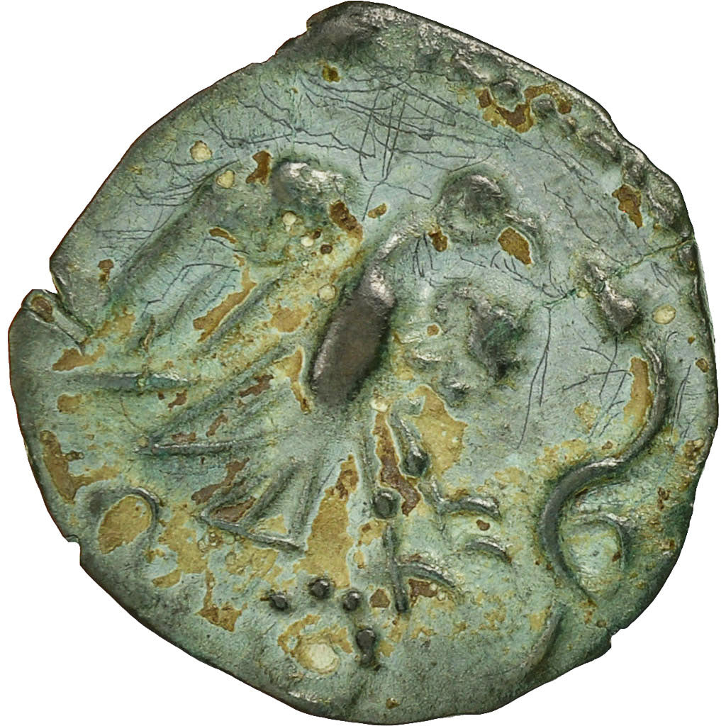 Moneta, Carnutes, Bronze Æ, EF(40-45), Bronze, Delestrée:2576
