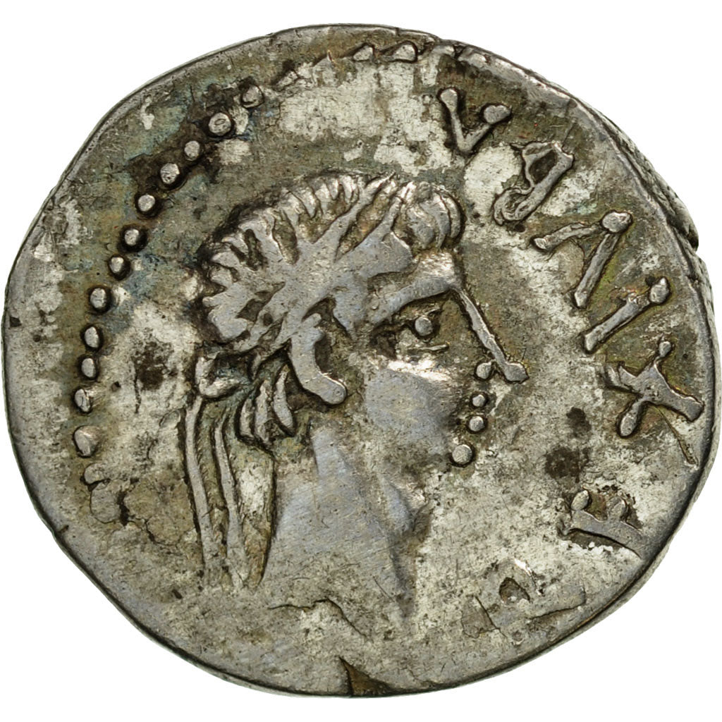 Coin, Mauretanian Kingdom, Juba II, Denarius, Caesarea, EF(40-45), Silver, SNG