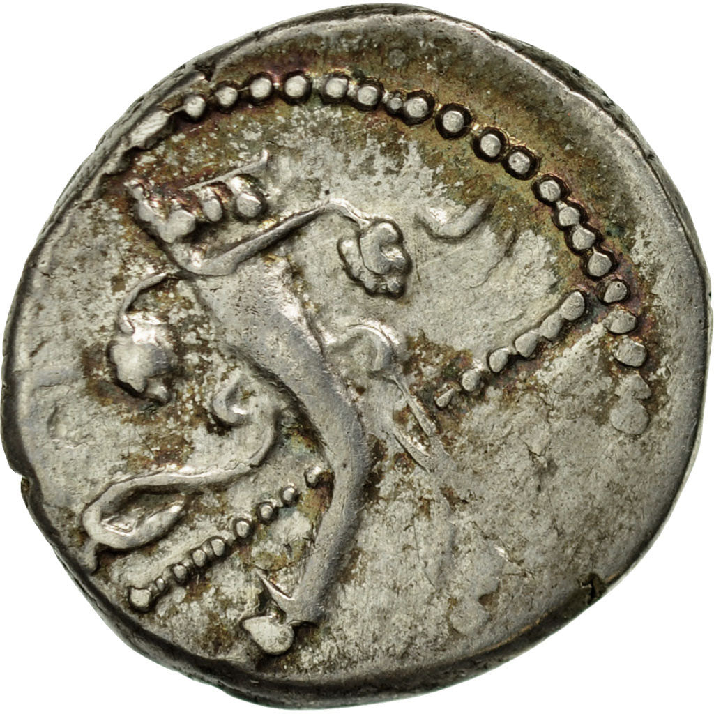 Coin, Mauretanian Kingdom, Juba II, Denarius, Caesarea, EF(40-45), Silver, SNG