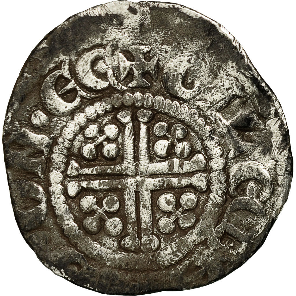 Great Britain, John, Penny, Exeter, VF(20-25), Silver, Spink:1351
