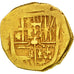 Spain, Philip II, Escudo, Sevilla, EF(40-45), Gold