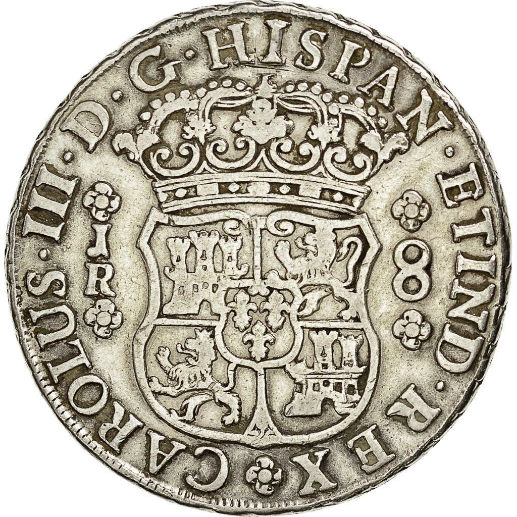 Bolivia, Charles III, 8 Réales, 1770, Potosi, EF(40-45), Silver, KM:50