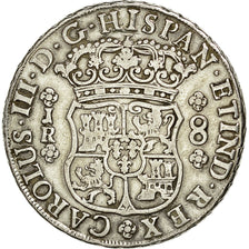 Bolivia, Charles III, 8 Réales, 1770, Potosi, EF(40-45), Silver, KM:50