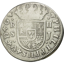 Coin, Spain, Philip V, 2 Reales, 1721, Seville, VF(30-35), Silver, KM:307