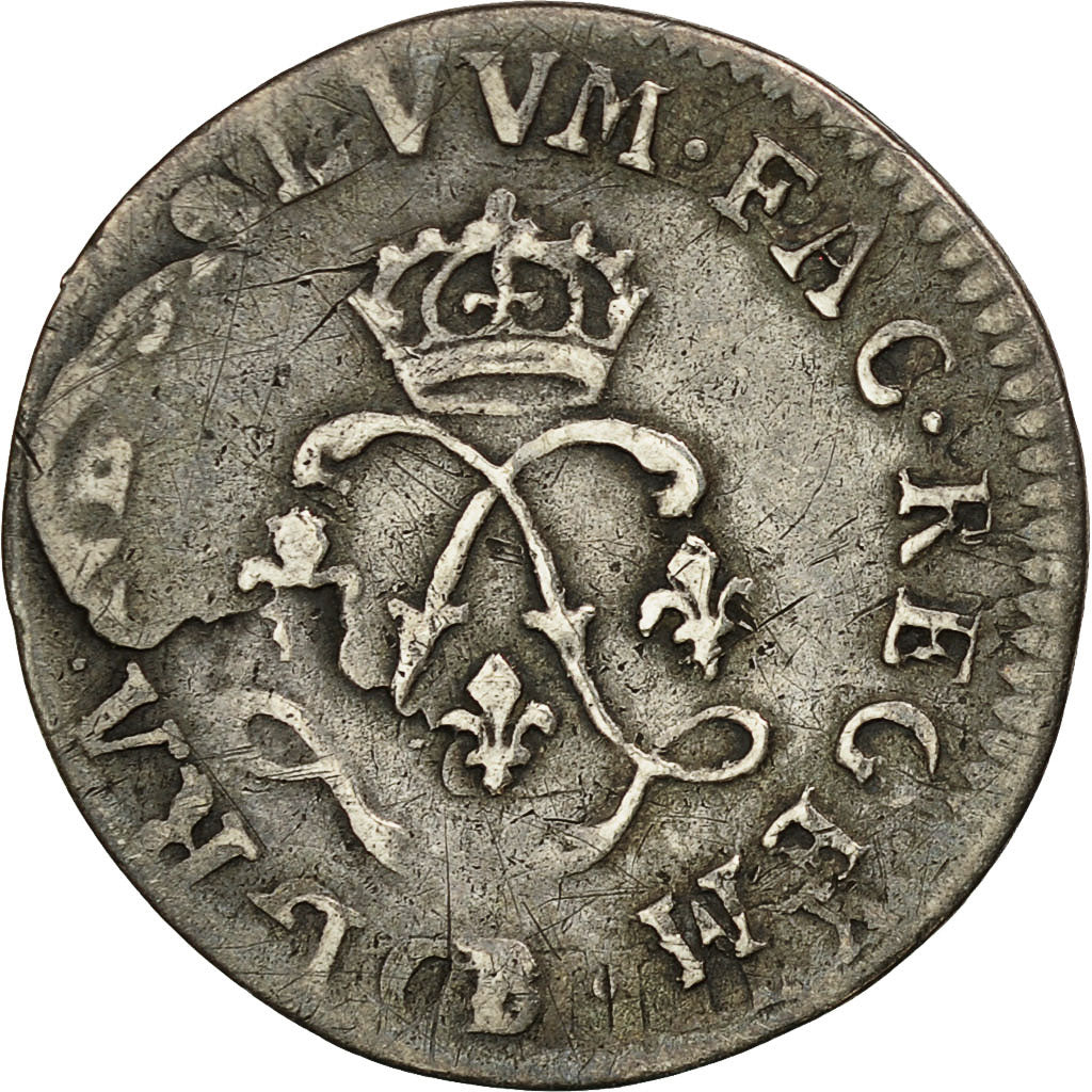 France, Louis XIV, 4 Sols aux 2 L, 1692, Rouen, VF(30-35), KM:281.2