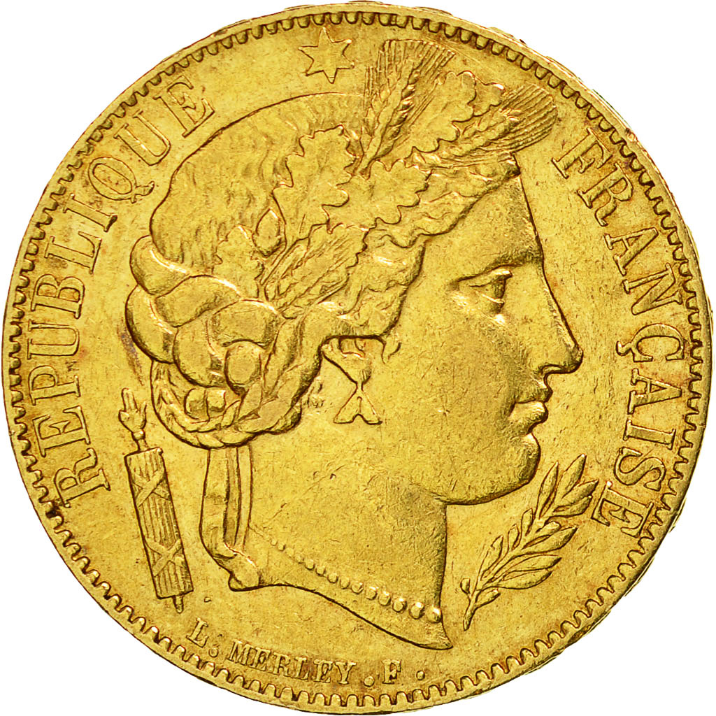 Münze, Frankreich, Cérès, 20 Francs, 1850, Paris, SS+, Gold, KM:762