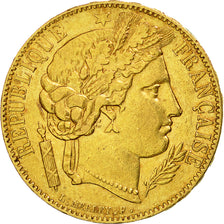 Münze, Frankreich, Cérès, 20 Francs, 1850, Paris, SS+, Gold, KM:762