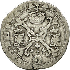 Coin, Spanish Netherlands, Albert & Isabella, 1/4 Patagon, Undated, Bruges