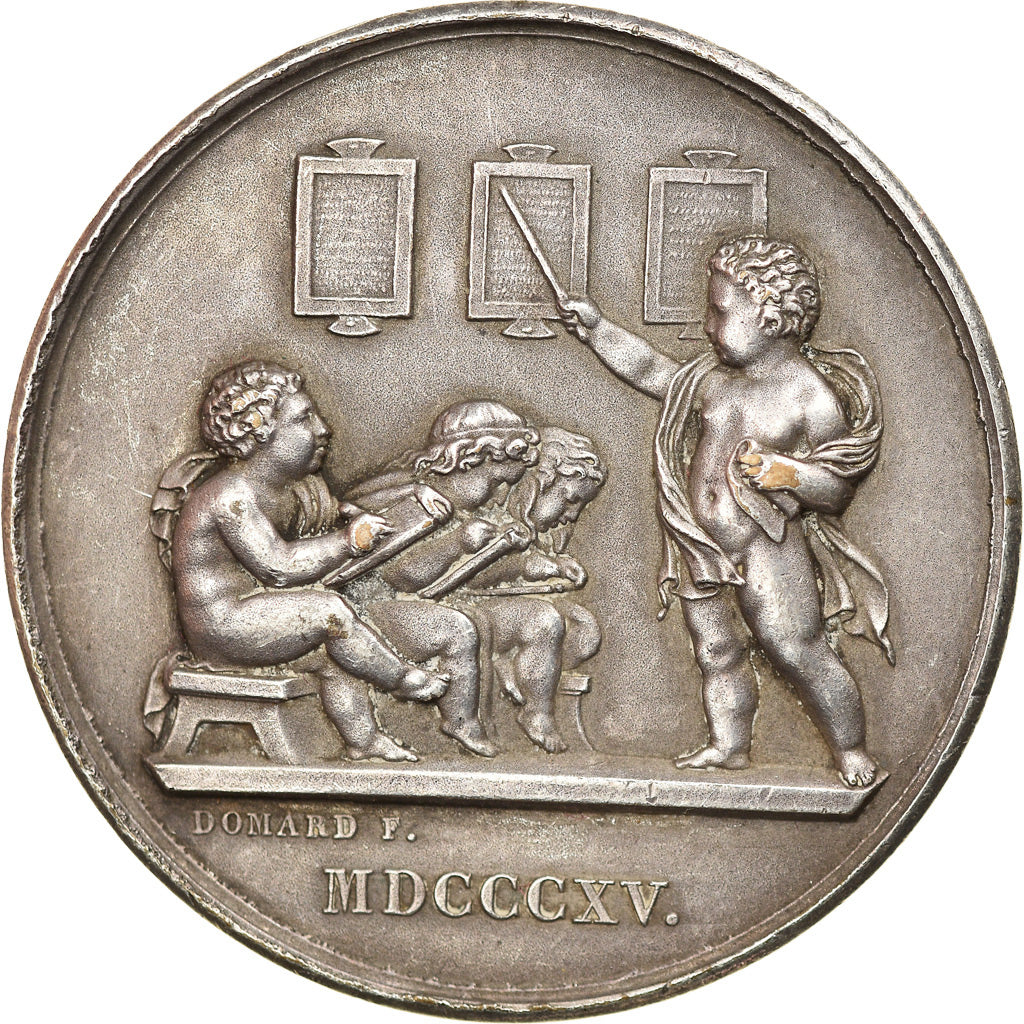 France, Medal, Société pour l'Instruction Elémentaire, Arts & Culture