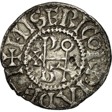 Moneda, Francia, Eudes, Denarius, Blois, MBC, Plata, Depeyrot:163