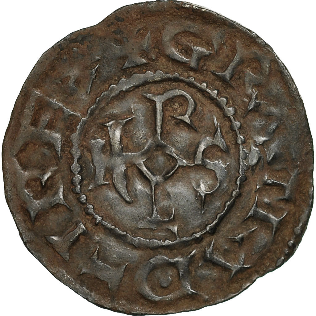 Coin, France, Charles II, Denarius, Quentovic, EF(40-45), Silver, Depeyrot:812