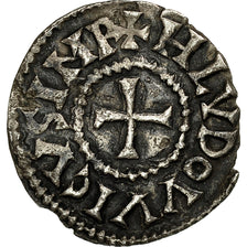 Moneda, Francia, Louis le Pieux, Denarius, Verdun, MBC, Plata, Depeyrot:1123