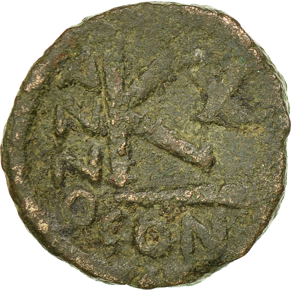 Maurice Tiberius, Half Follis, Uncertain Military Mint, VF(30-35), Sear:576