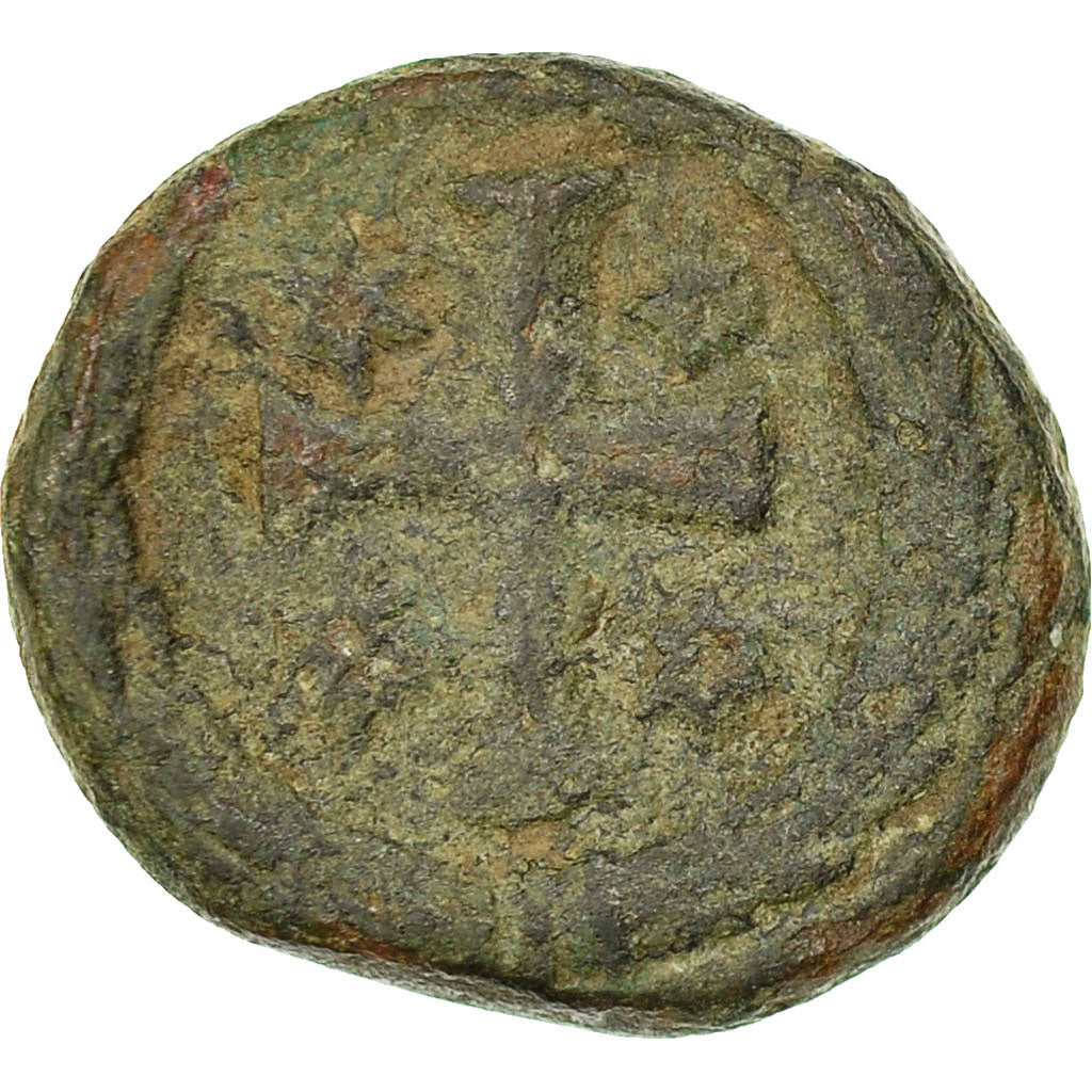 Justin II, Decanummium, Uncertain Sicilian Mint, VF(20-25), Bronze, Sear:416H