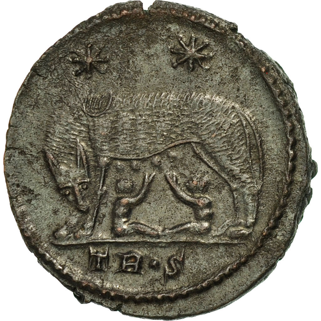 Coin, City Commemoratives, Follis, Trier, AU(50-53), Bronze, RIC:542