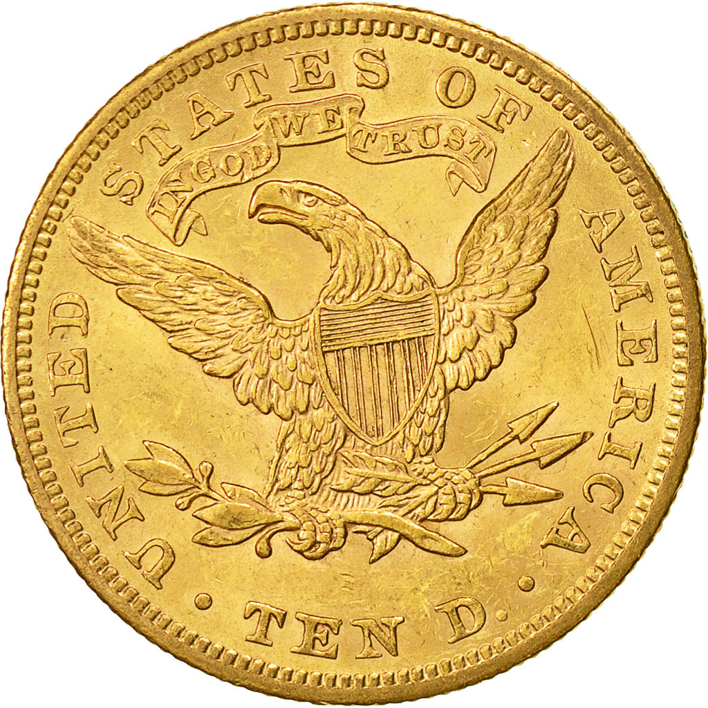 Coin, United States, Coronet Head, $10, Eagle, 1900, U.S. Mint, Philadelphia