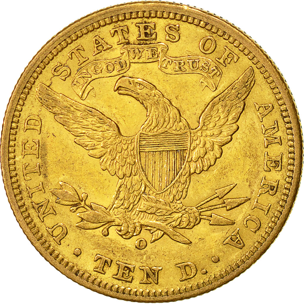 Estados Unidos, Coronet Head, $10, 1901, New Orleans, MBC+, Oro, KM:102