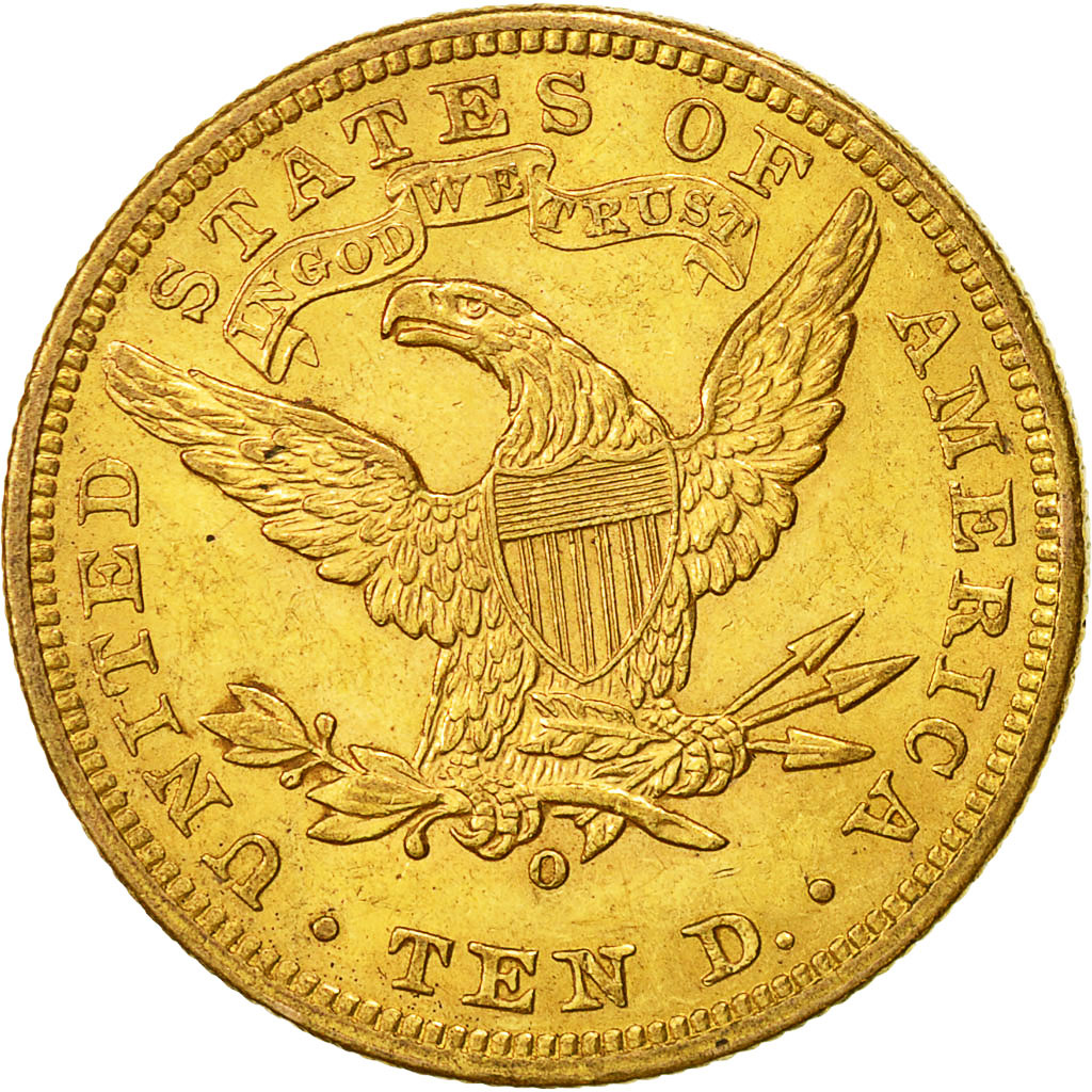 United States, Coronet Head, $10, 1906, New Orleans, MS(60-62), Gold, KM:102