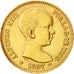 Spagna, Alfonso XIII, 20 Pesetas, 1887 (1962), Retrike, SPL, Oro, KM:693