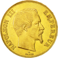 Moneda, Francia, Napoleon III, Napoléon III, 100 Francs, 1855, Paris, MBC+