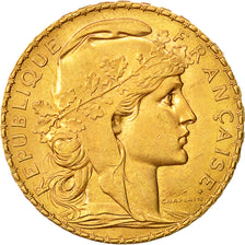 Munten, Frankrijk, Marianne, 20 Francs, 1914, UNC, Goud, KM:857, Gadoury:1064a