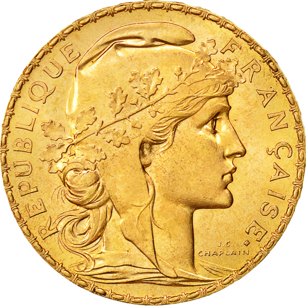 Münze, Frankreich, Marianne, 20 Francs, 1913, STGL, Gold, KM:857, Gadoury:1064a