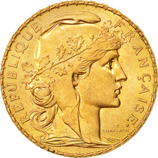 Munten, Frankrijk, Marianne, 20 Francs, 1913, FDC, Goud, KM:857, Gadoury:1064a