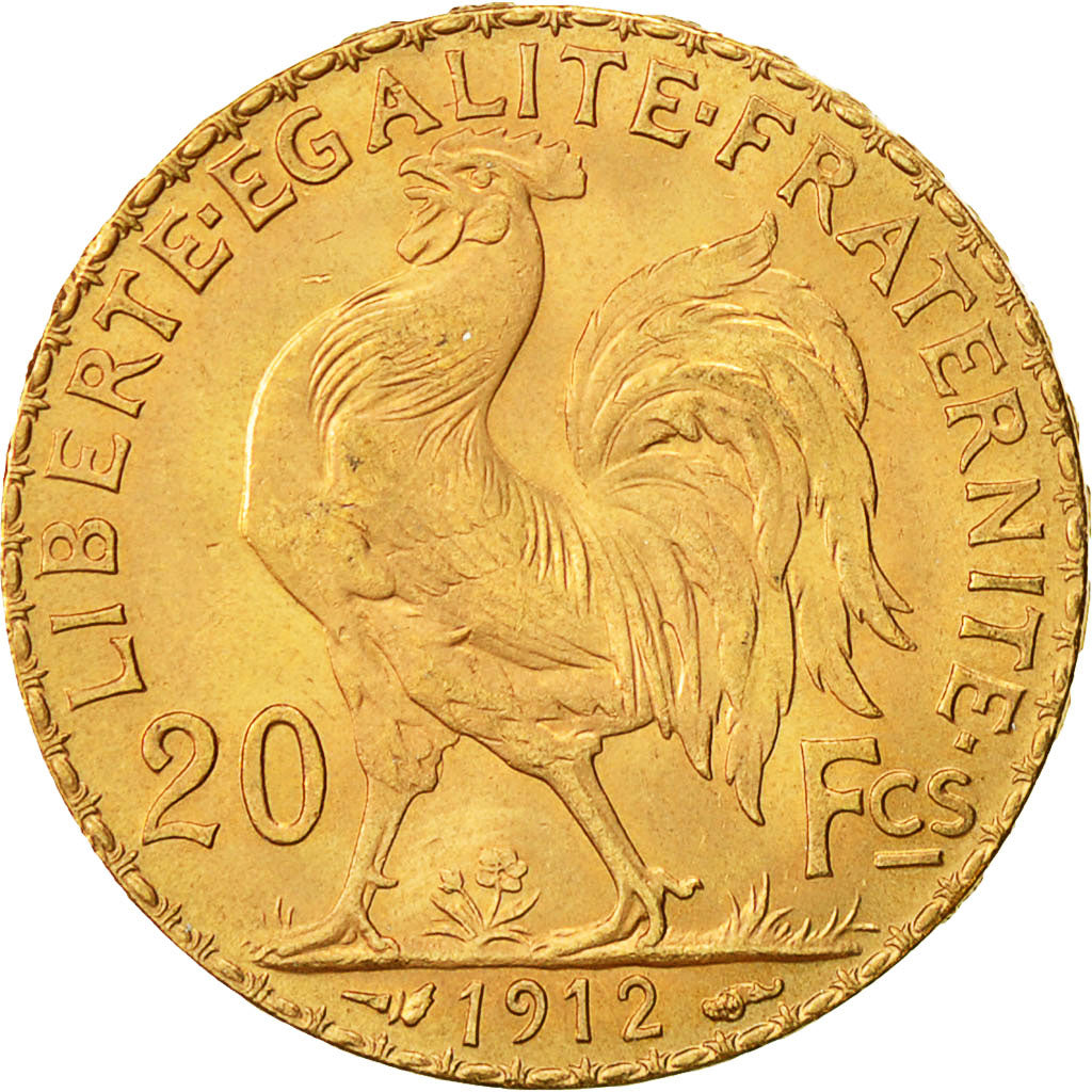Monnaie, France, Marianne, 20 Francs, 1912, SPL+, Or, KM:857, Gadoury:1064a